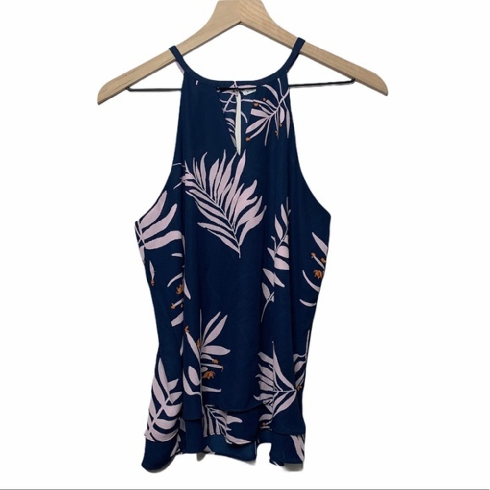 Violet & Claire Floral Tropical Sleeveless Top
